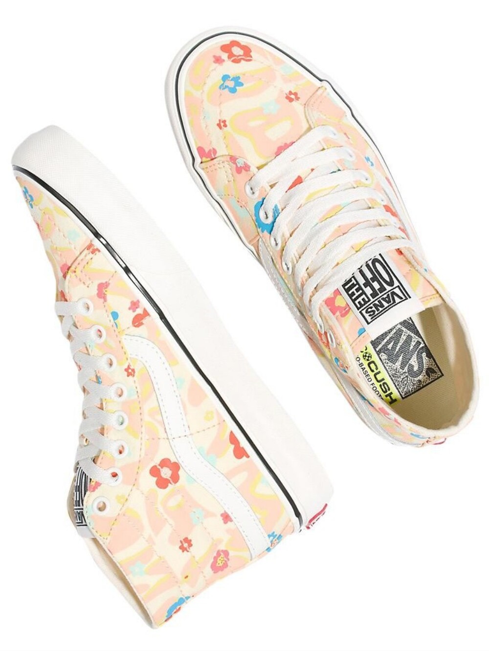 Vans Floral SK8-Hi "Groovy Floral" Print Sneakers Women's Size 7.5
